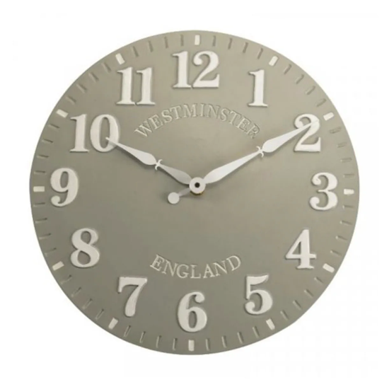 Inside Out Greystone Clock