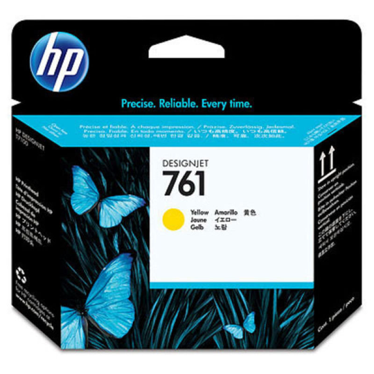 HP 761 Yellow Original DesignJet Printhead For use with - DesignJet T7100 & T7200 - CH645A