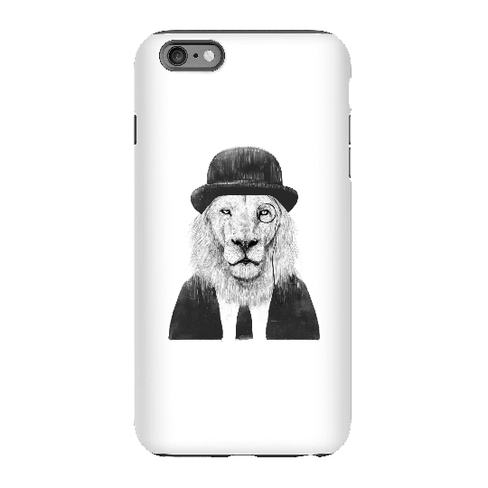 Balazs Solti Monocle Lion Phone Case for iPhone and Android - iPhone 6 Plus - Tough Case - Matte