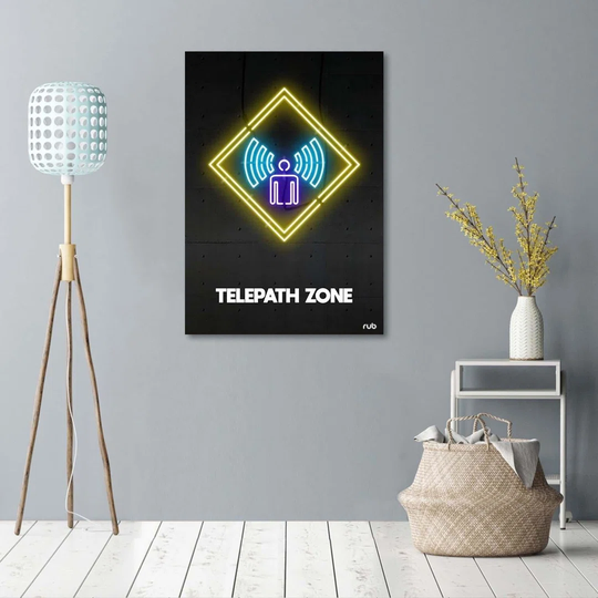 Poster, Telepathy Neon