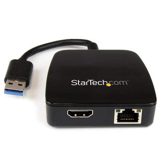 StarTech.com USB 3.0 Laptop Mini Docking Station w/ HDMI + Gigabit Ethernet