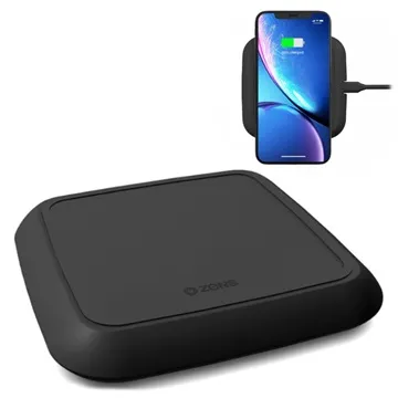 Zens Single Fast Qi Wireless Charging Pad - 10W - Black