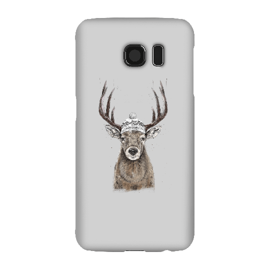 Balazs Solti Winter Deer Phone Case for iPhone and Android - Samsung S6 - Snap Case - Gloss