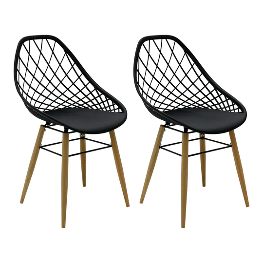 Tramontina Philo Set of 2 Chairs - Black