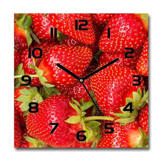 Josann Strawberries Silent Wall Clock