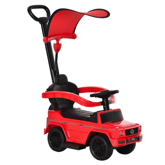 Reiten Kids Benz G350 Ride-on Sliding Car & Stroller - Red