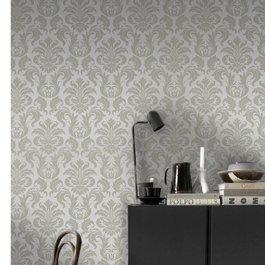 Jenesy Floral Damask Wallpaper