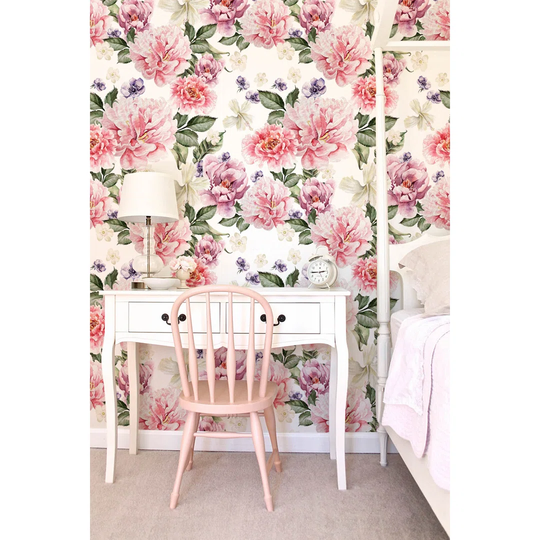 Walllpaper Roll 312X219cm Wallpaper Material With Print Kitchen Livingroom Bedroom Mural Decoration - Utensil Anemone Flower