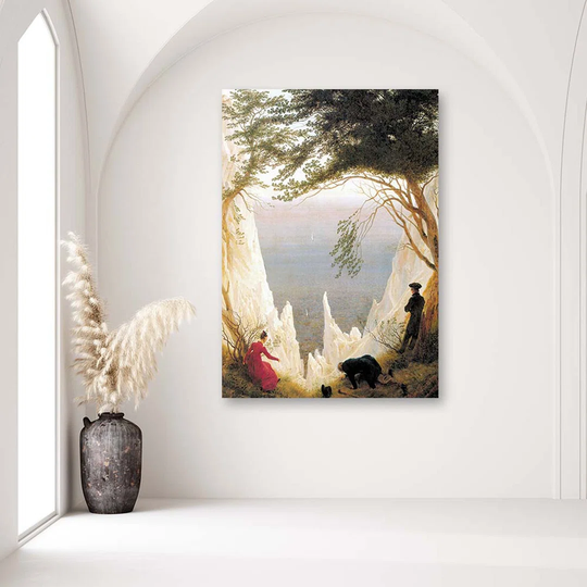 Canvas Print REPRODUCTION Rgen Chalk Cliffs