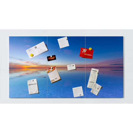 Horizon Magnetic Wall Mounted Cork Board