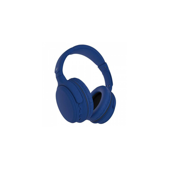 KitSound Slammer Headphones Head-band 3.5 mm connector Micro-USB Bluetooth Blue