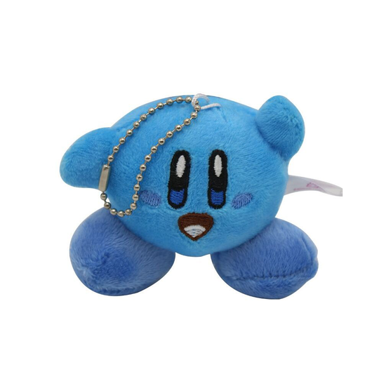 (Blue) 6 Kinds Star Kirby Plush Toys Cute Keychain Popopo Small Pendant Dolls Kids