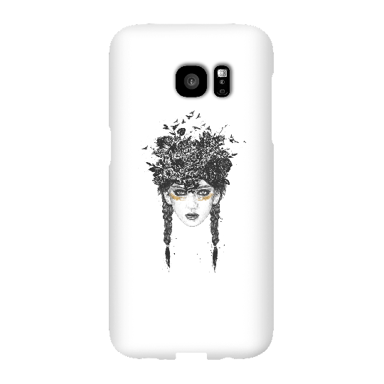 Balazs Solti Native Girl Phone Case for iPhone and Android - Samsung S7 Edge - Snap Case - Gloss
