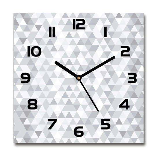 Triangles Silent Wall Clock