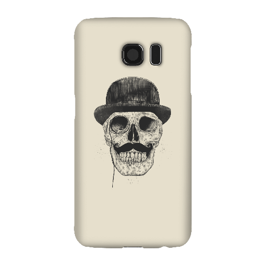 Balazs Solti Monocle Skull Phone Case for iPhone and Android - Samsung S6 - Snap Case - Matte