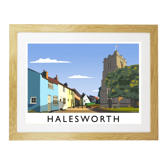 Halesworth by Richard O'Neil - Graphic Art Print on Paper
