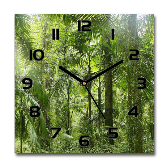 Tropical Forest Silent Wall Clock