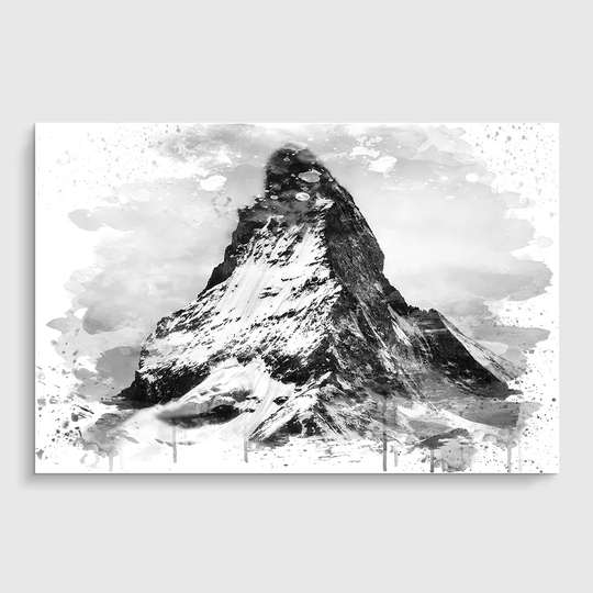 'Landscape Matterhorn Switzerland Mountain' Graphic Art Print Poster