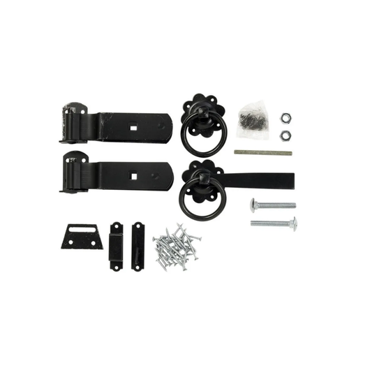 Forest Garden Premier Gate Kit - Black Zinc Coated