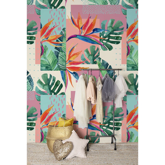 Samaire 2.08m x 1.46m Matte Wallpaper Roll