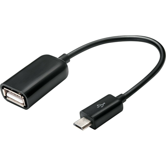 For TomTom GO 5200 USB OTG Cable Male Type Adapter Data Sync Black