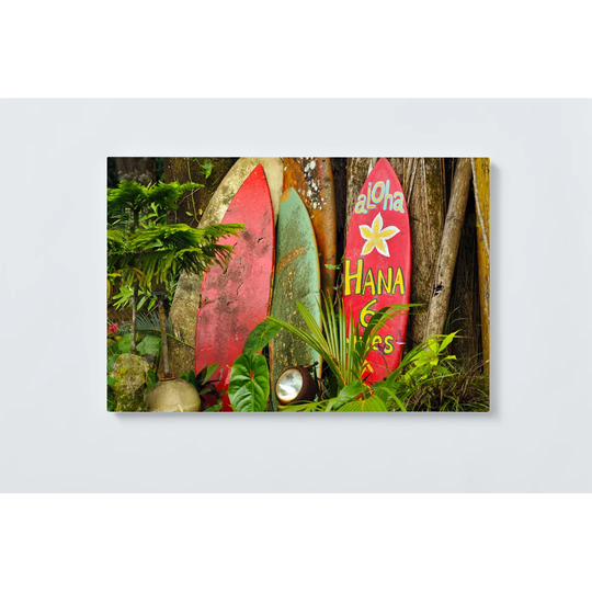 Surfboard Magnetic Wall Mounted Cork Board
