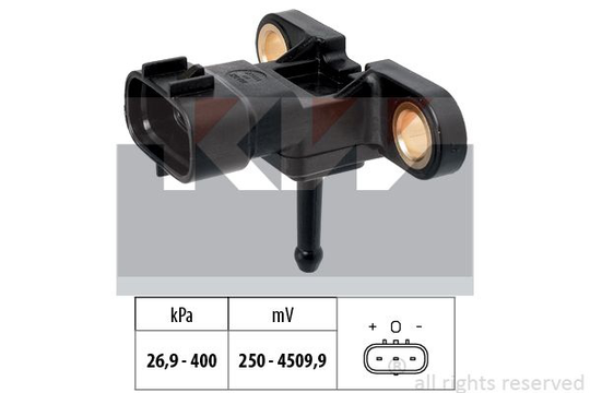 Air Pressure Sensor, height adaptation Made in Italy - OE Equivalent 493 198 KW 493 198