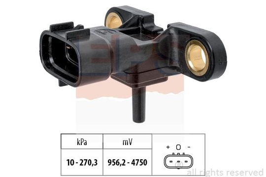 Air Pressure Sensor, height adaptation Made in Italy - OE Equivalent 1.993.163 EPS Facet 1993163