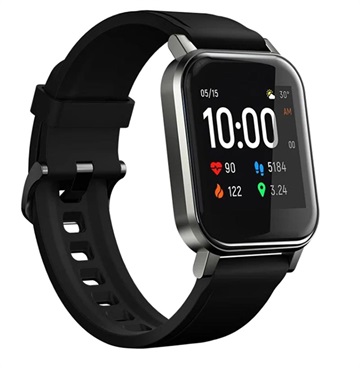 Xiaomi Haylou LS02 Waterproof Smartwatch with Heart Rate (Open Box - Excellent) - Black