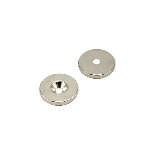 Magnet Expert® 20mm dia x 3mm thick x 3.6mm c/s hole N42 Neodymium Magnet - 4.5kg Pull ( North ) ( Pack of 2 )