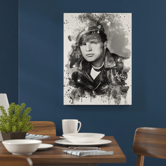'Marlon Brando' Graphic Art Print Poster