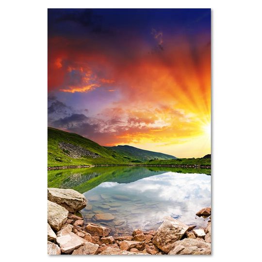 Canvas Print, Orange Landscapes 16401