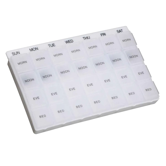 Aidapt Weekday Pill Box - Clear