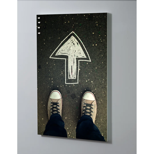 This Way Magnetic Wall Mounted Cork Board