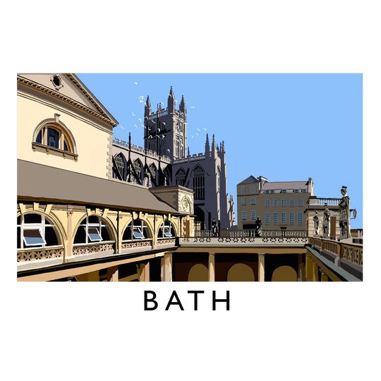 Bath 2 by Richard O'Neil - Graphic Art Print on Paper