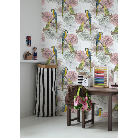 Coaldale 2.08m x 1.46m Matte Wallpaper Roll