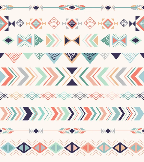 Walllpaper Roll 208X146cm Wallpaper Material With Print Kitchen Livingroom Bedroom Mural Decoration - American Tribe