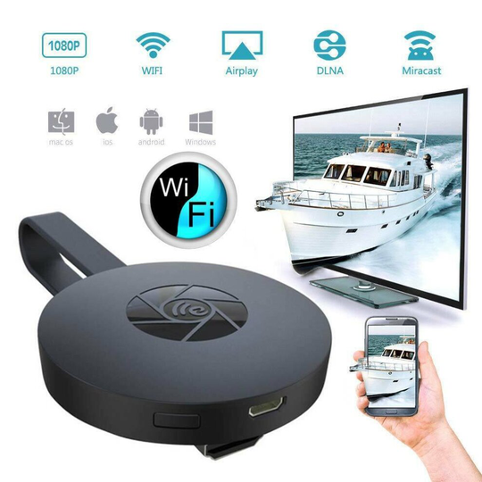 Wifi Wireless HDMI Mirror Screen Display Adapter For 1080P TV Miracast Dongle
