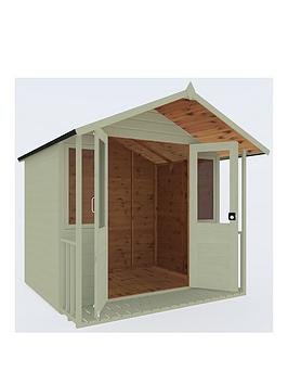 Mercia 7 X 7 Traditional Summerhouse Pre Painted With Installation