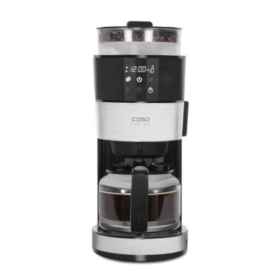 Caso Design 1856 Coffee Machine - Black