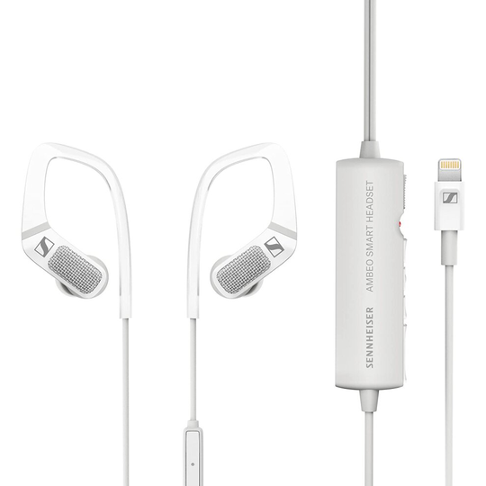Sennheiser AMBEO Smart Headset (iOS) for 3D Video Sound - White
