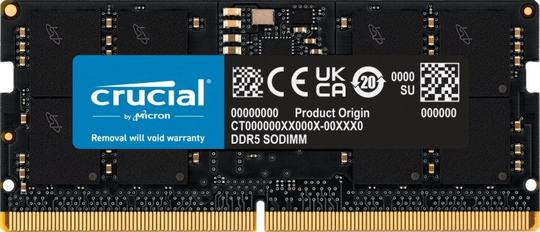 Crucial 16GB DDR5-4800Mhz SODIMM