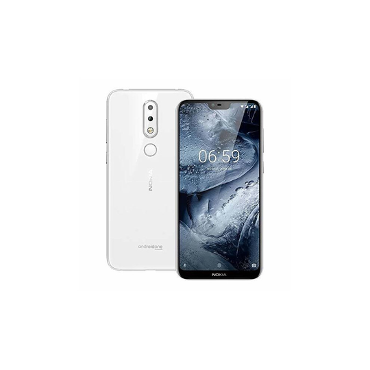 (Unlocked, White) Nokia 6.1 Plus Dual Sim | 32GB | 4GB RAM