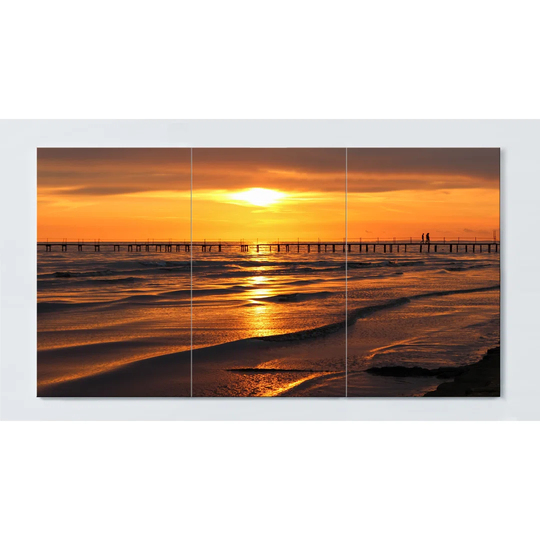 Sunset Motif Magnetic Wall Mounted Cork Board