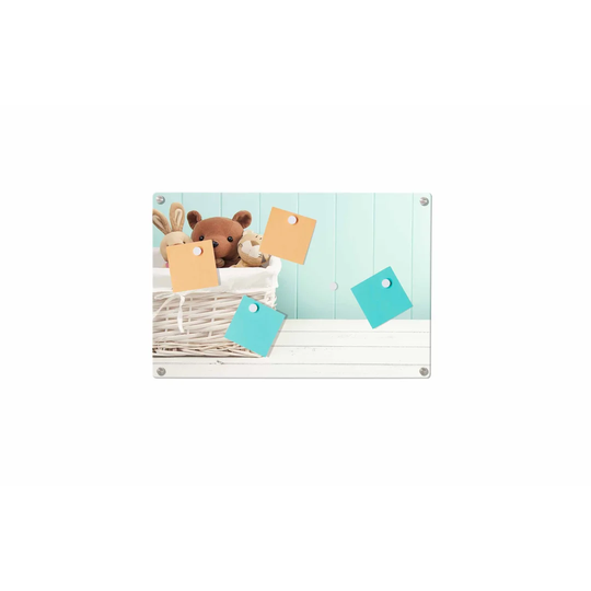 Teddy Bear Magnetic Wall Mounted Photo Memo Board