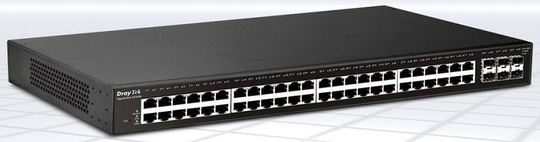 Draytek Vigorswitch G2540x - 10-Gigabit Fully Managed Switch with 6 10Gb SFP+ Ports & 48Gb Ports