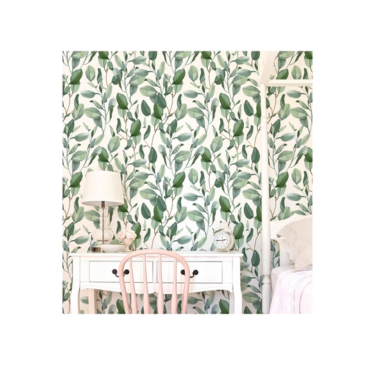 Mugsy Eucalyptus Leaves Flowers Leaf Botanical Wallpaper
