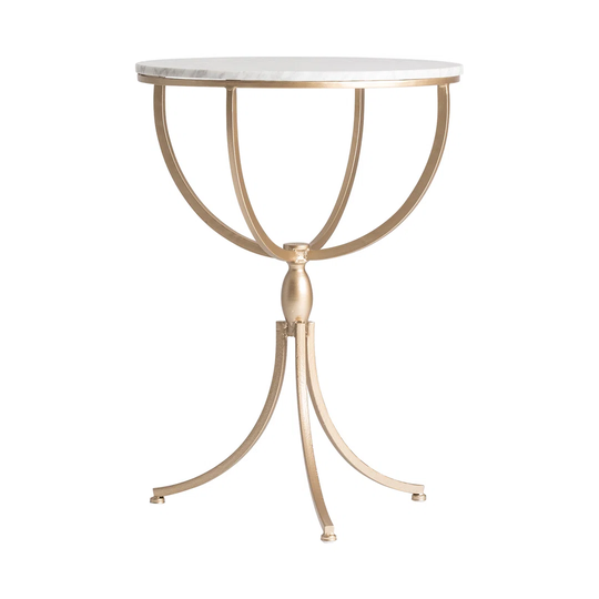 Stams Pedestal End Table Built-In Outlets