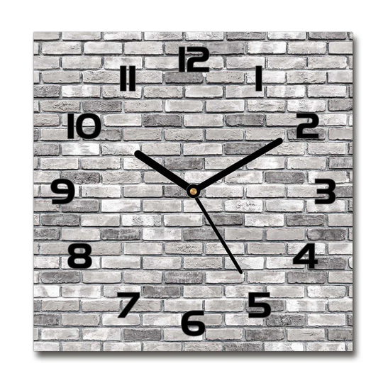 Brick Wall Silent Wall Clock
