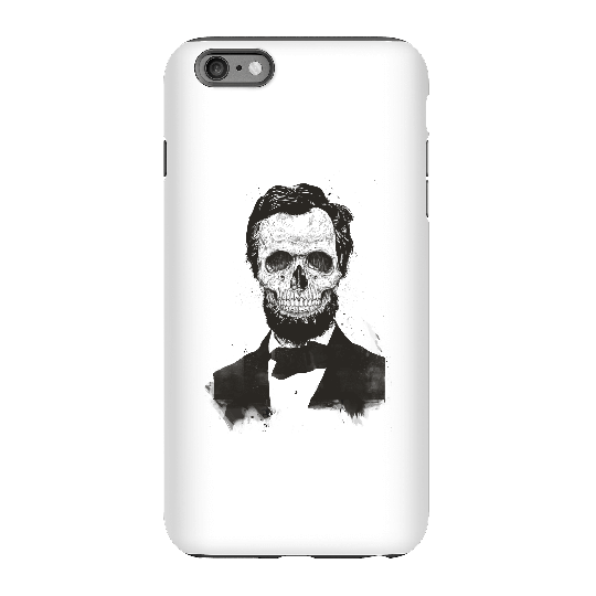 Balazs Solti Suited And Booted Skull Phone Case for iPhone and Android - iPhone 6 Plus - Tough Case - Gloss